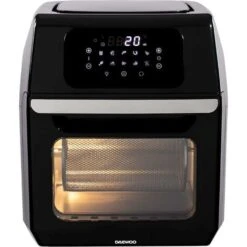 Daewoo 12L Digital Rotisserie Air Fryer Oven 1800W Black SDA1551GE