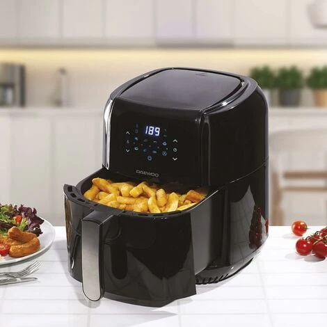 Daewoo Digital Healthy Living Air Fryer 5.5 Litre Capacity SDA1804GE – Black - Image 3