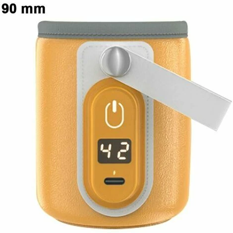 Portable USB Bottle Warmer For Breastmilk, Fast Charging And Precise Warming Of Bottle Warmers For Cars And Travel, Automatic Insulated Bottle Warmer For